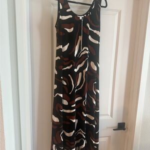 Chico's Travelers NWT Black and Brown Dress
